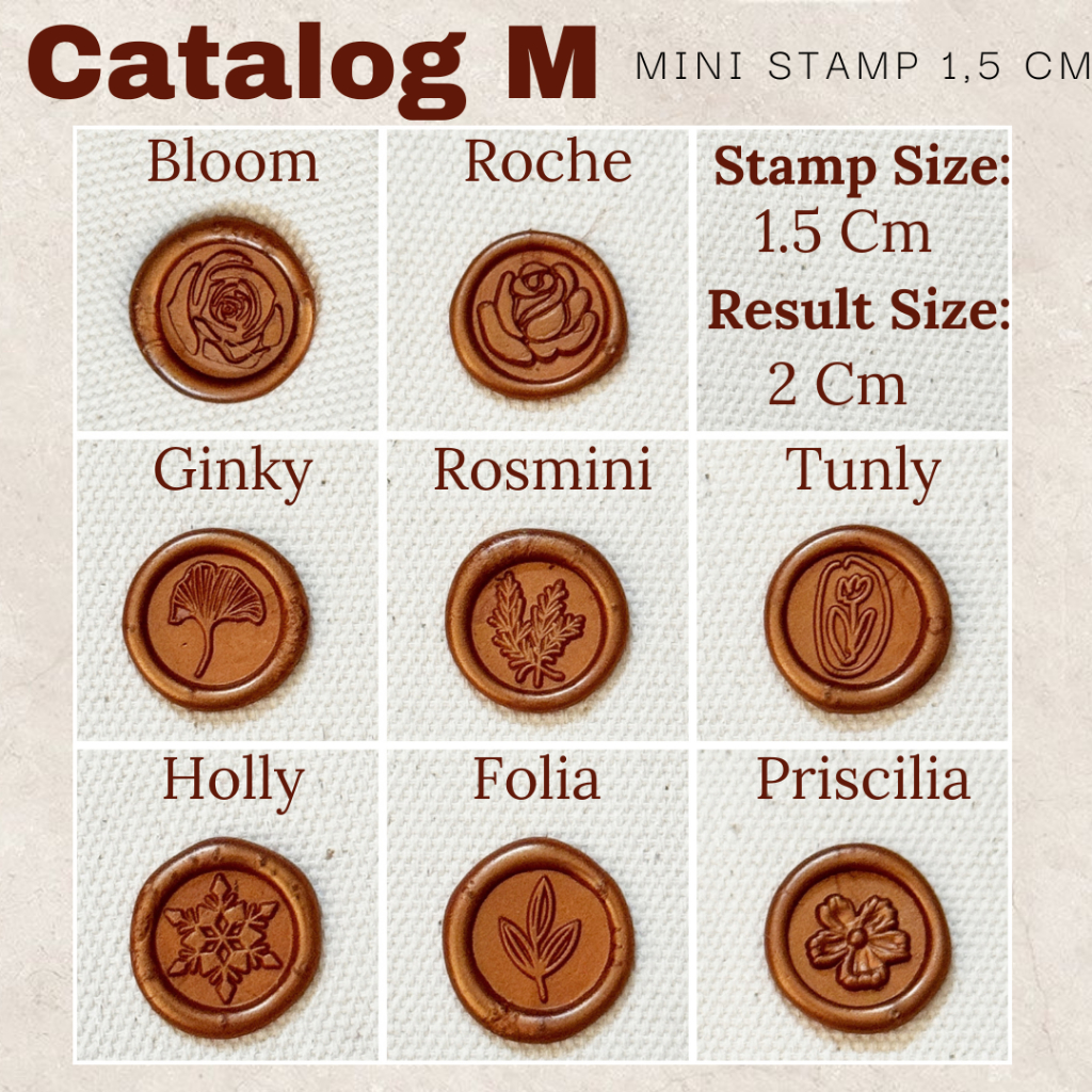 

CATALOG ALPHABET M MINI - 1 PCS Wax Seal Vintage Segel Undangan DIY Souvenir calligraphy pernikahan Segel lilin undangan instan vintage Wax Sealing