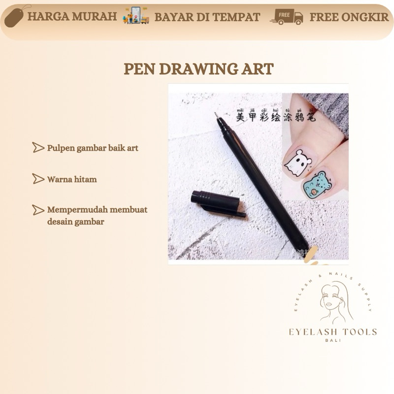 

PEN DRAWING NAIL ART PULPEN GAMBAR NAIL ART NAIL GEL