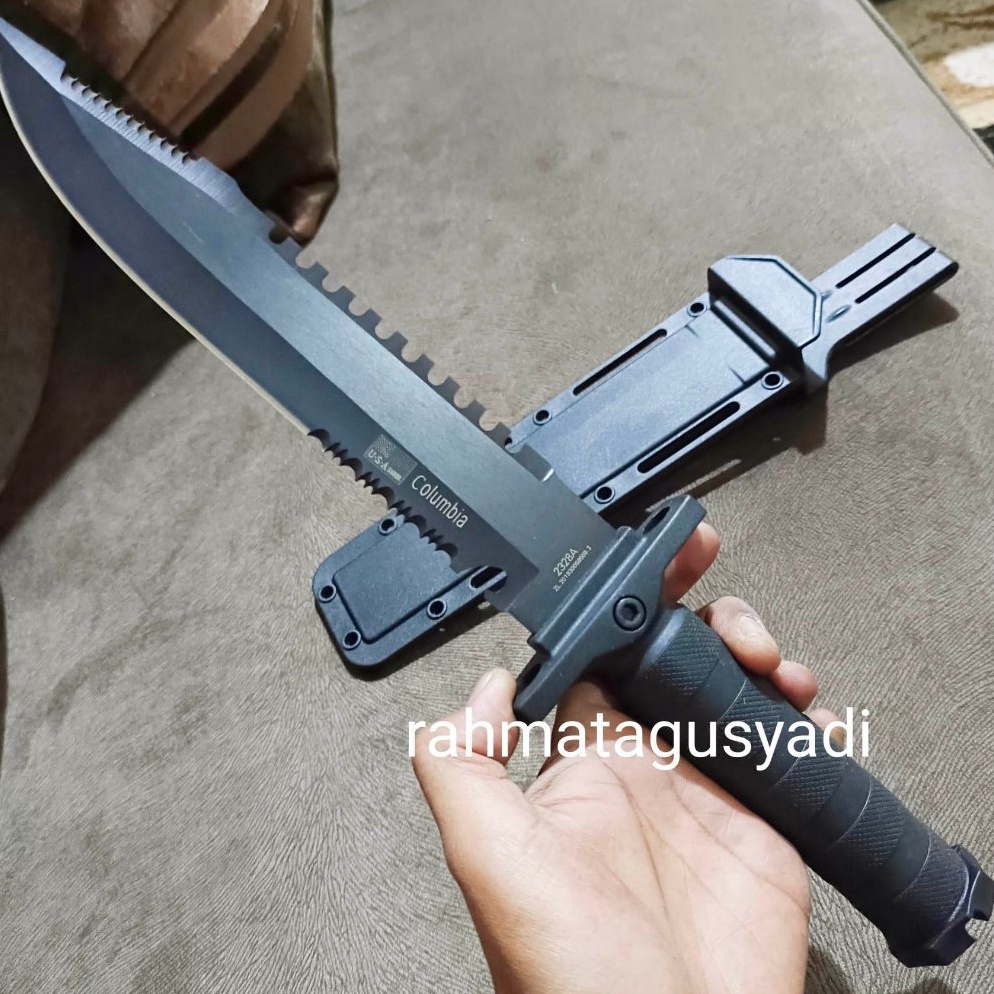 COD Pisau Belati Komando Hitam Original dan Berkualitas KODE P5U9