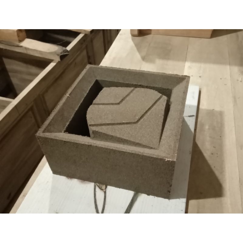 Cetakan Loster Motif Daun || Cetakan Loster Kayu Tumbuk