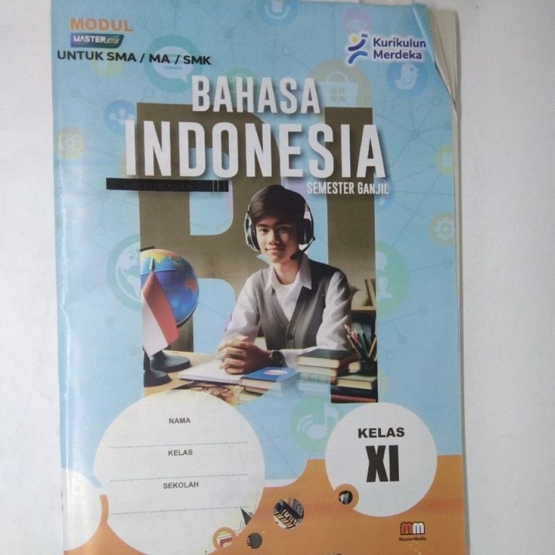 LKS SMA BAHASA INDONESIA KELAS 11 SEMESTER 1 KURIKULUM MERDEKA'