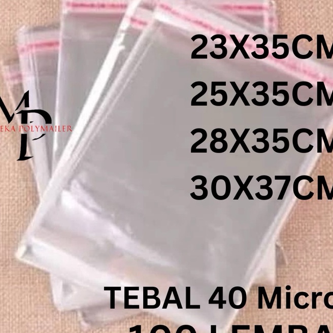 

Langka Plastik Bening Tebal OPP Baju 5 Tebal 1 Pack1pcs