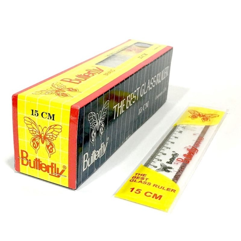 

Penggaris Butterfly 15 Cm