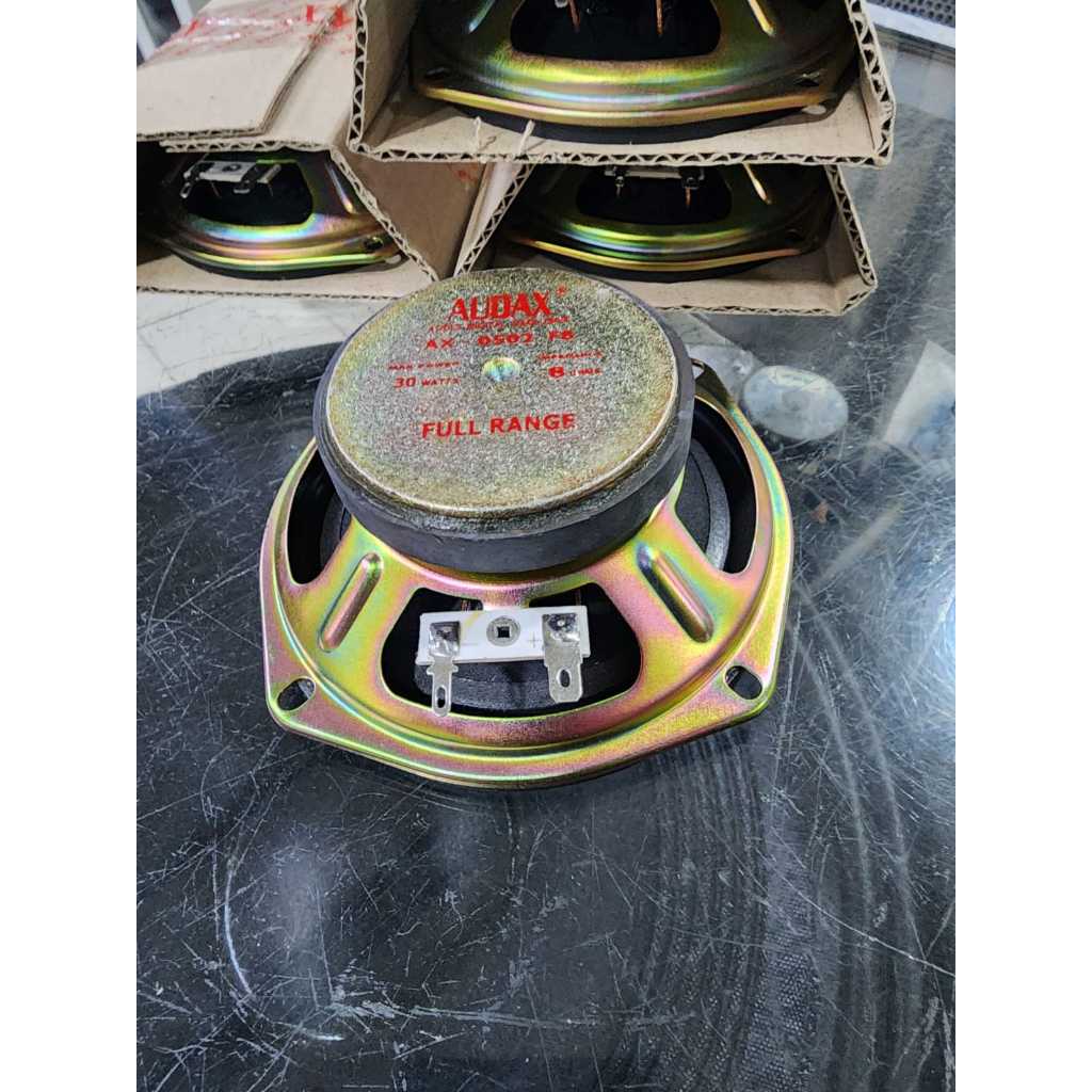 Speaker Colom 5 inch Audax AX 0502 F8 / AX0502 F8 full range 8 ohm