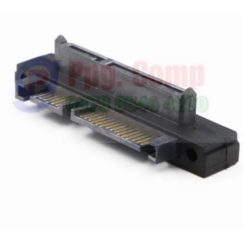 Konektor L Sata To Sata Male To Female 90 Degree