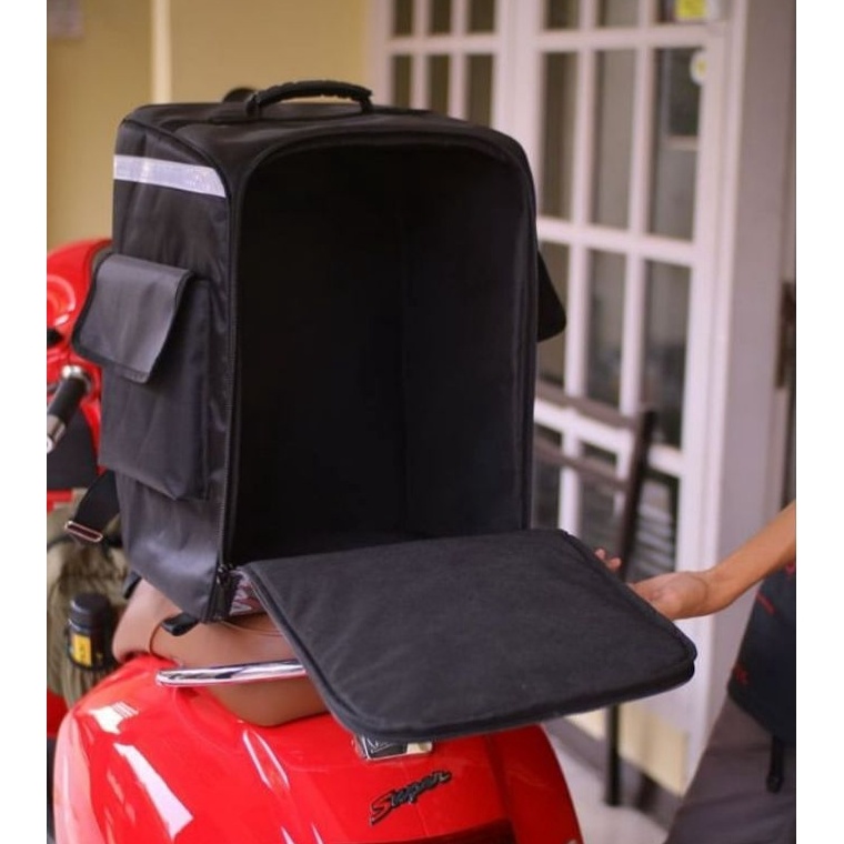 KODE S1W6 Tas GrabFood Tas Delivery Anti Air Tas Punggung Murah Tas Gojek Tas Motor