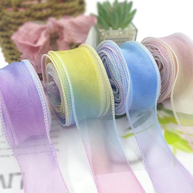 

Terlaris 1ROLL PITA Ribbon Rainbow Korea Fishtail Wave Gelombang Kado Dekorasi Hampers Bouquet Lebar 4cm Panjang 9meter Fish Tail Colourful Cantik Murah Kerajinan Tangan