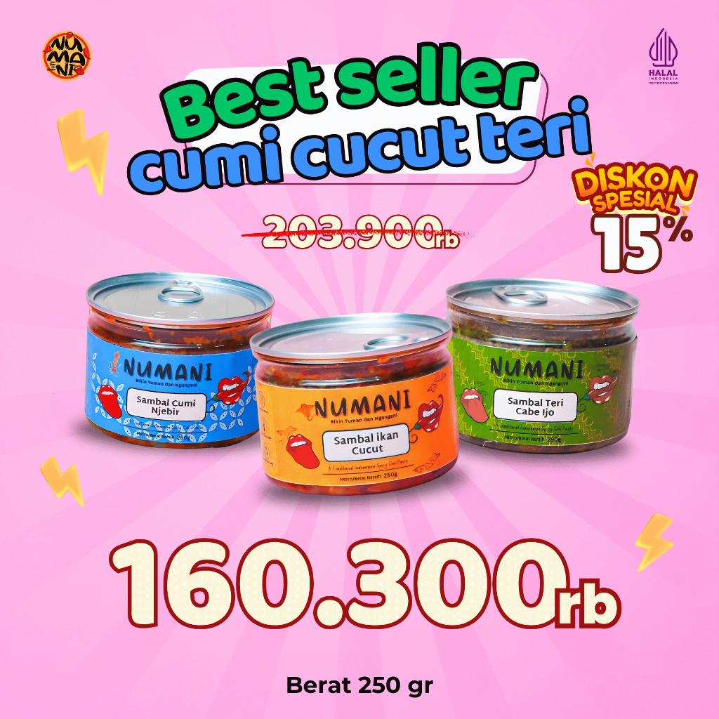 

Paket Combo Hemat Best Seller Sambal Tongkol Suwir & Ayam Kecombrang