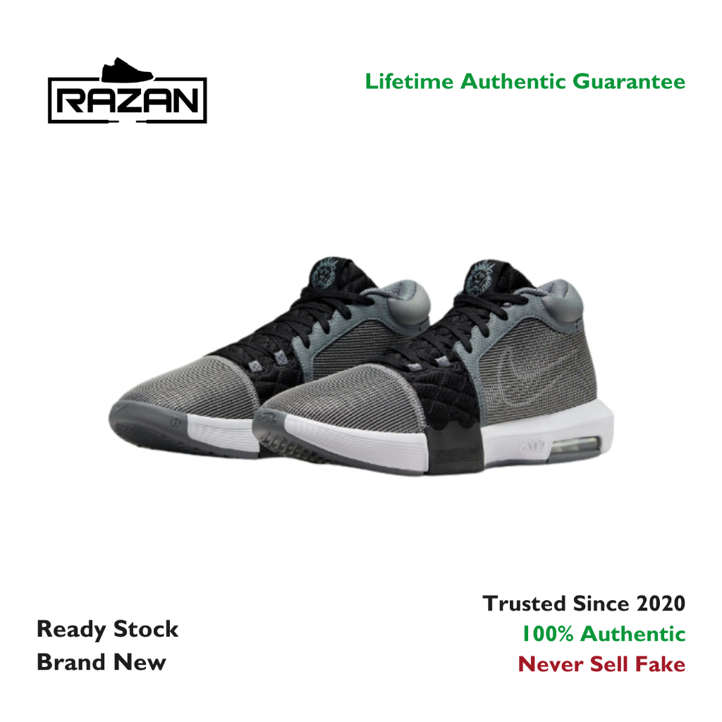 Lebron Witness 8 EP Cool Grey 100% Authentic FB2237 004