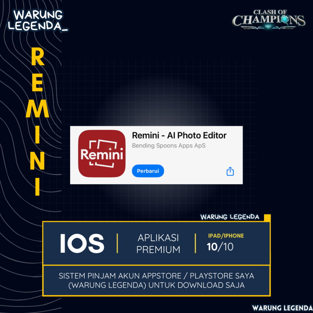 REMINI PRO | REMINI PREMIUM | REMINI IOS | REMINI IPAD | RE MINI | REMINI FULL PACK