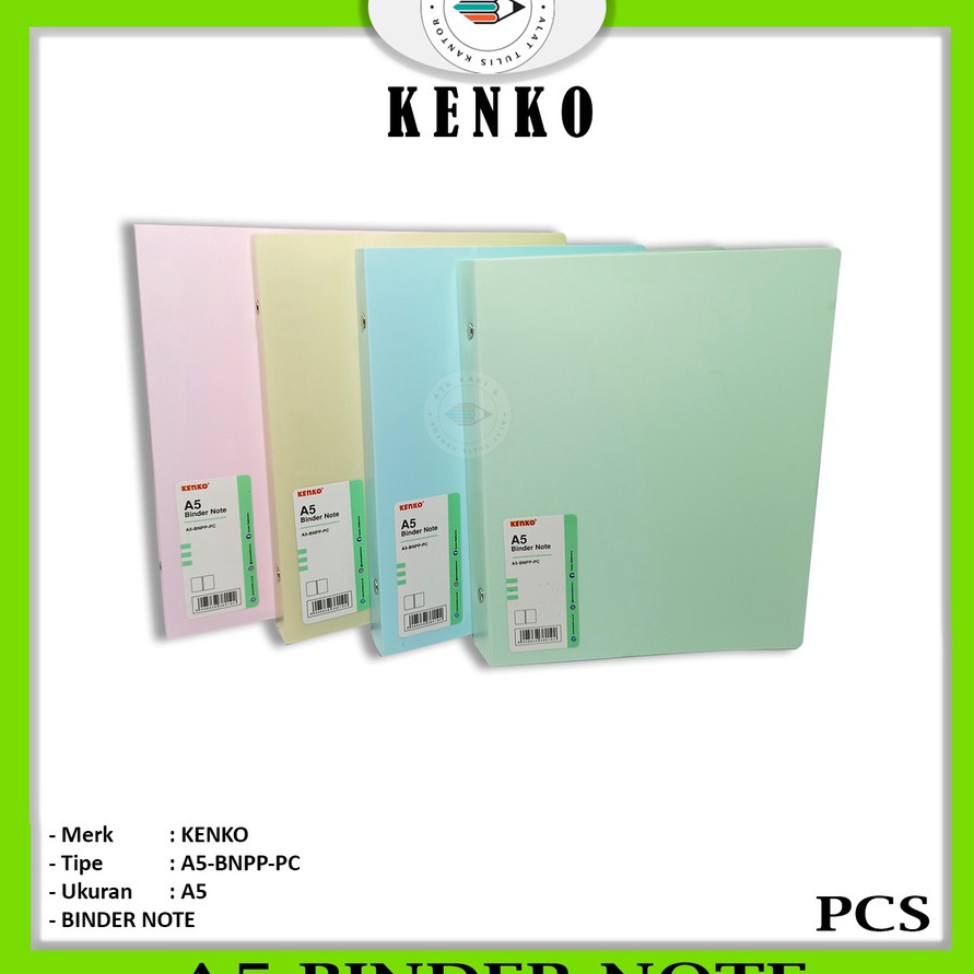 

Gila KENKO Binder Note A5 Warna Pastel Pcs