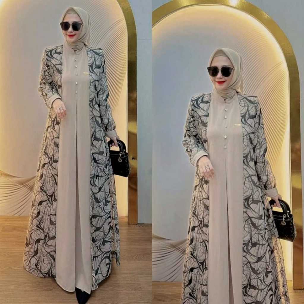 Gamis Jumbo Inner + Outer (terpisah)  Size L XL XXL XXXL 4L