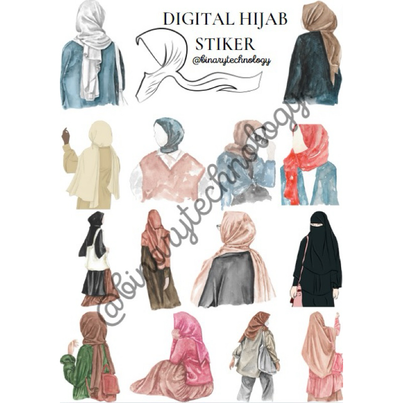 

[001] Stiker Hijab Tanpa Muka