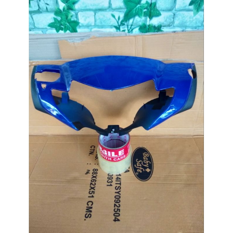 Batok totok kepala batok depan HONDA SUPRA X 125 LAMA OLD warna biru berkualitas bagus bahan tebal m