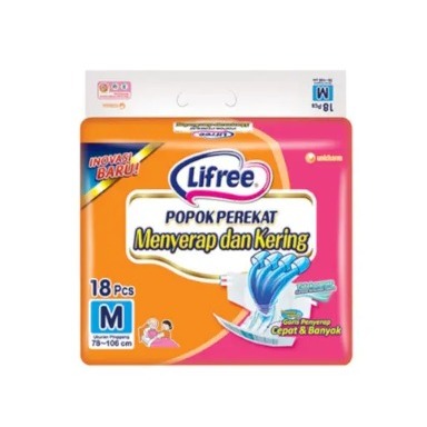 LIFREE POPOK PEREKAT UKURAN M ISI 18 PCS