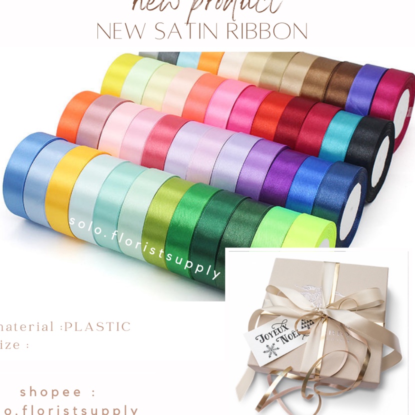 

Hemat 1ROLL NEW SATIN RIBBON BANDANA PITA HAMPERS PITA GROSSGRAIN IMPORT PITA SATIN RUFFLE KOREA PITA GELOMBANG PITA SATIN IMPORT SEDANG LEBAR 25CM PREMIUM ECER PER METER PITA KADO GIFT BOUQUET BUNGA DEKORASI