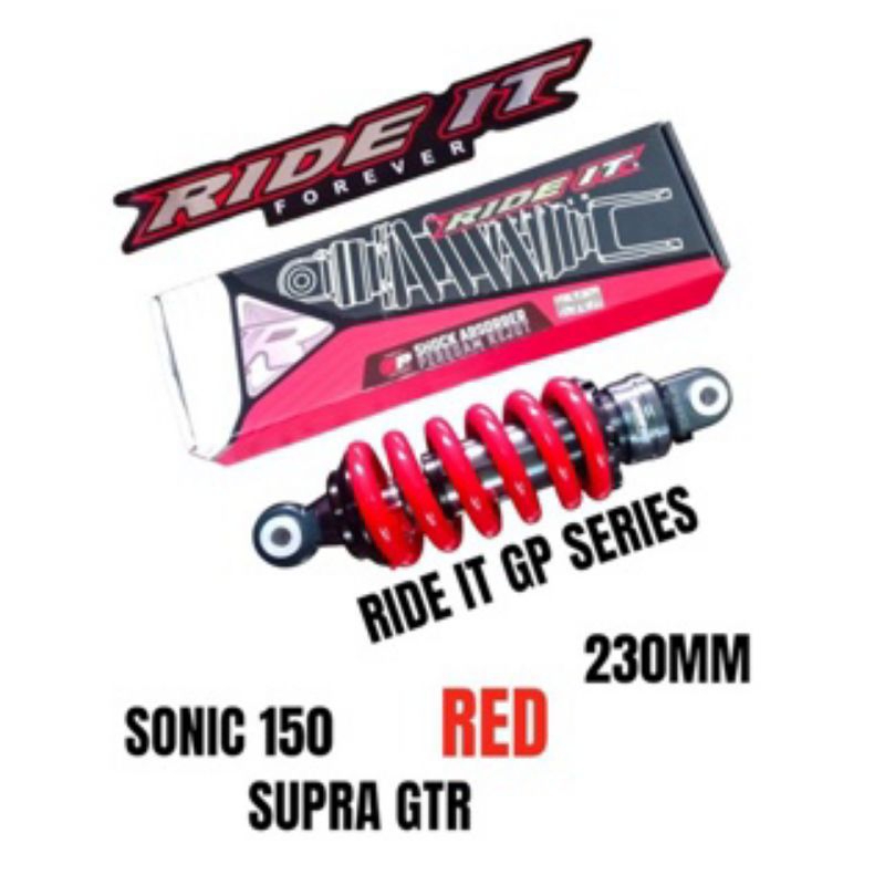 SHOCK RIDE IT SONIC 150 SUPRA GTR 230MM GP101 RED ORIGINAL