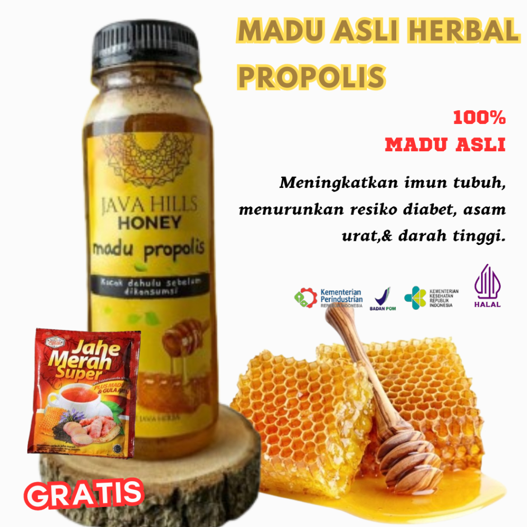 

MADU PROPOLIS ASLI SOLUSI ASAM URAT REMATIK DARAH TINGGI GULA DARAH NYERI SENDI KOLESTEROL KANKER