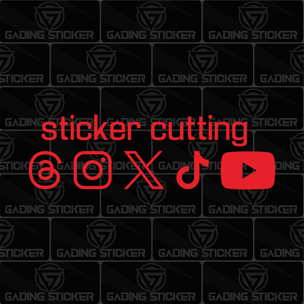 

STIKER CUTTING AKUN INSTAGRAM TOK TIK YOU TUBE THREADS FACE BOOK STICKER KLARI