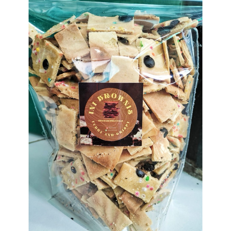 

Brownis kering 500 gr/ brownis kriuk/ brownis krispi/ browker