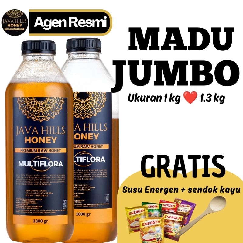 

JAVA HILLS HONEY MADU MULTIFLORA DAN COFFEE BLOSSOM 1 KG | JAVAHILLS 1.000 GRAM