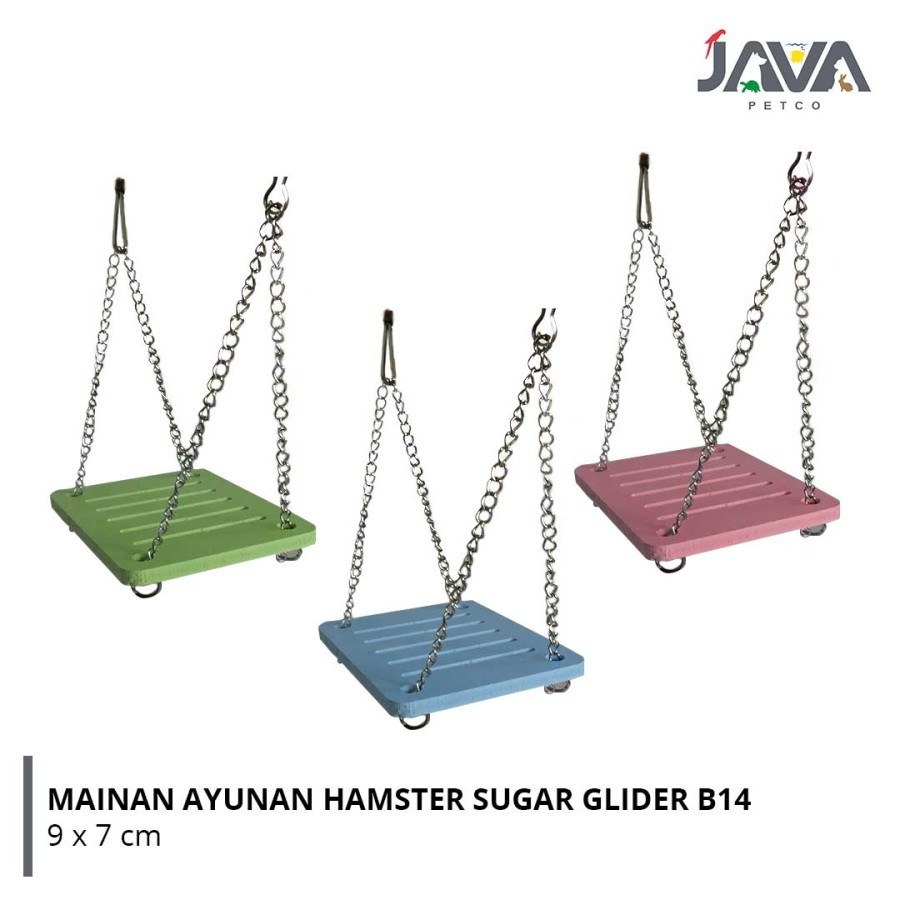Mainan Hamster Ayunan Hamster Sugar glider B14 9x7 cm - JAVA Petco Semarang