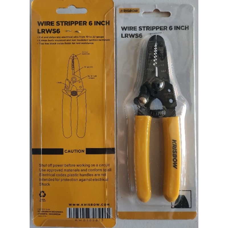 Tang Kupas Kabel 0,6-2,6 mm LRWS6 - Original KRISBOW