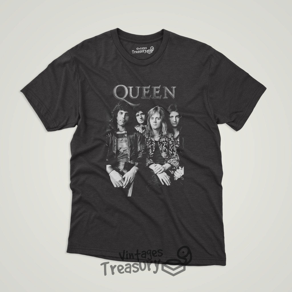 Kaos Band Premium - Queen Vintage T-Shirt -  Unisex T-Shirt