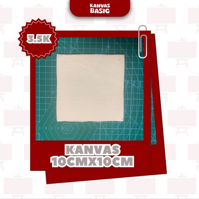 

Kanvas Lukis Basic Polos Ukuran 10CMX10CM Bahan Spunbond Terjangkau