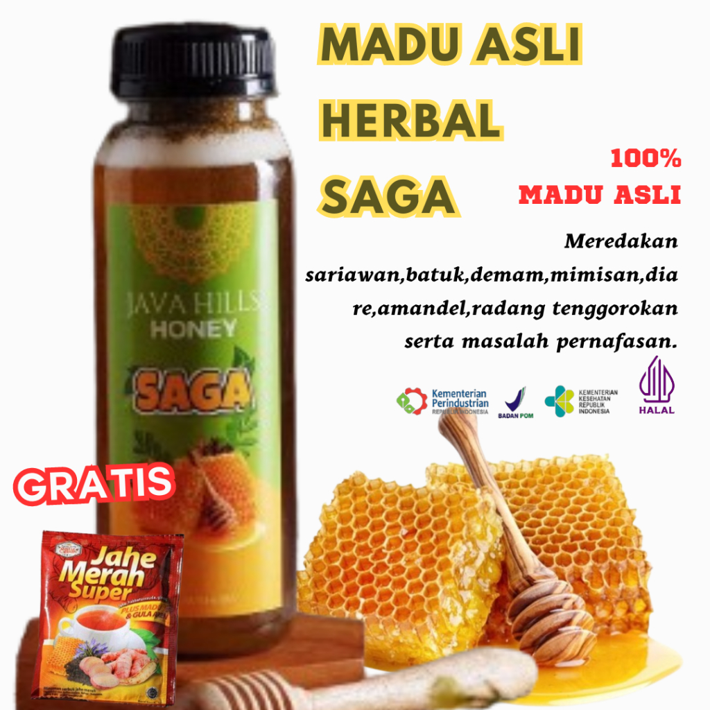 

MADU SAGA SPESIALIS DEMAM BATUK SARIAWAN AMANDEL RADANG TENGGOROKAN PENURUN PANAS FLU ANAK DEWASA