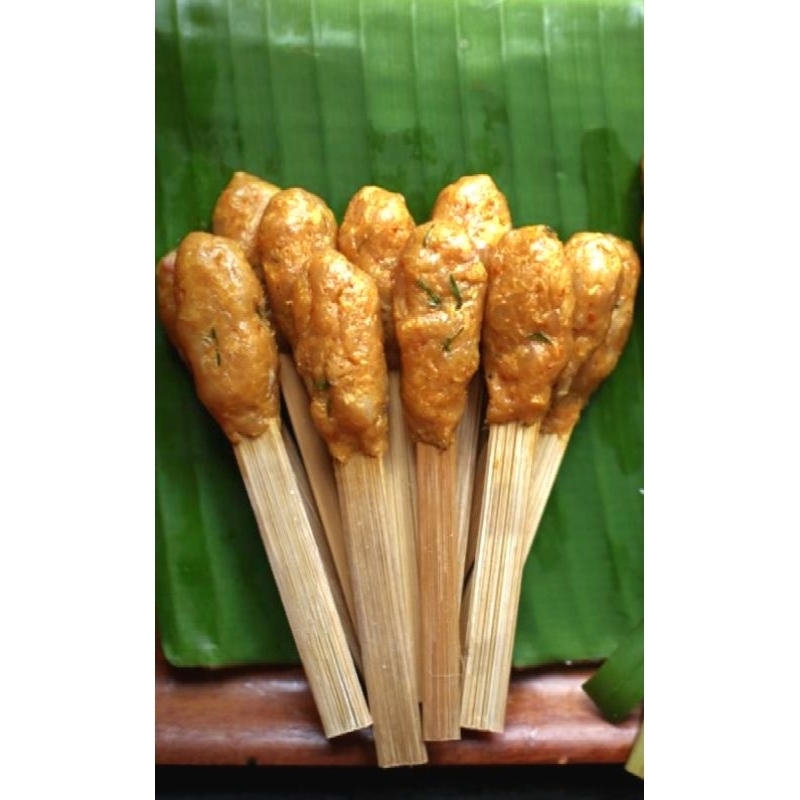 

Sate Lilit Rasa Ayam isi 10 pcs Free Saos pedas.