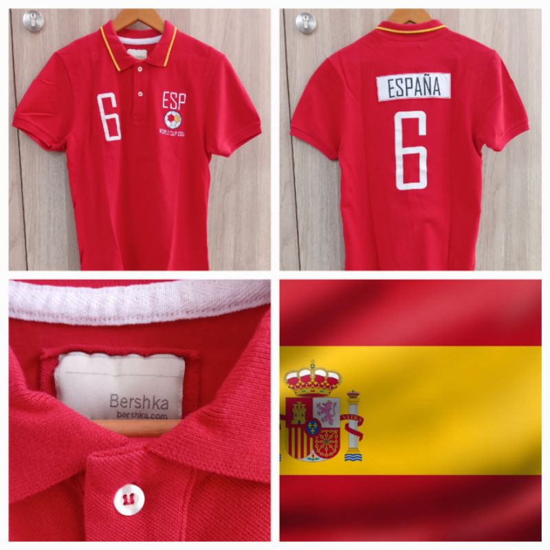 KAOS SPANYOL BERSHKA ( POLO/ SPECIAL EDITION )