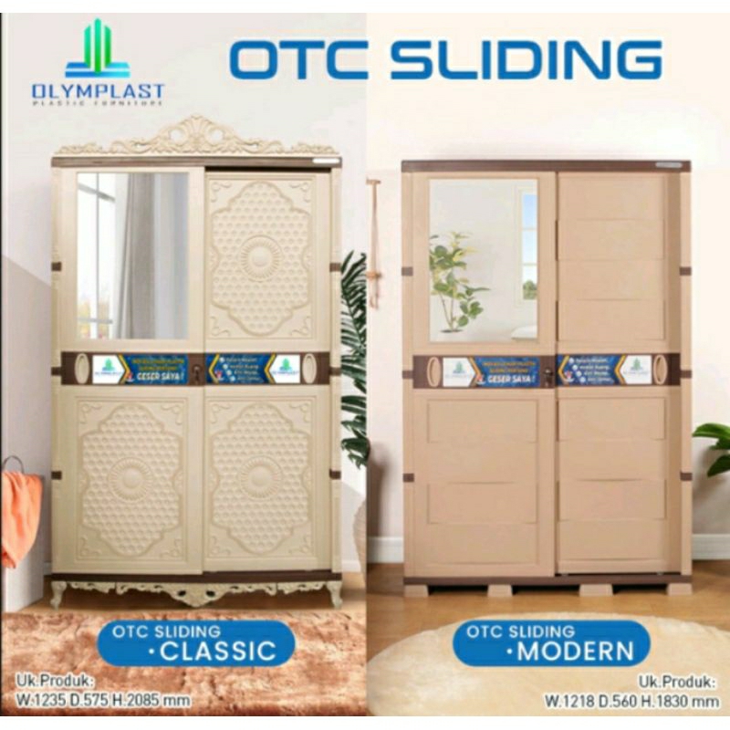 Lemari Pakaian Sliding Olymplast