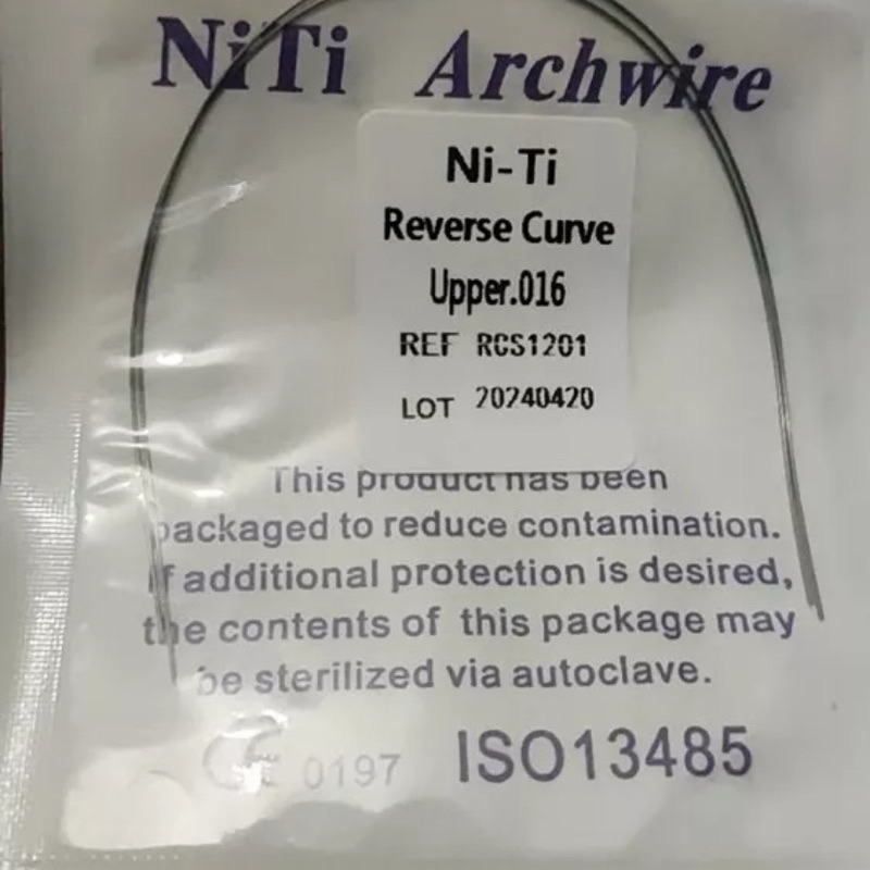 Dental Niti Wire Reverse Curve Arch Upper Lower Round