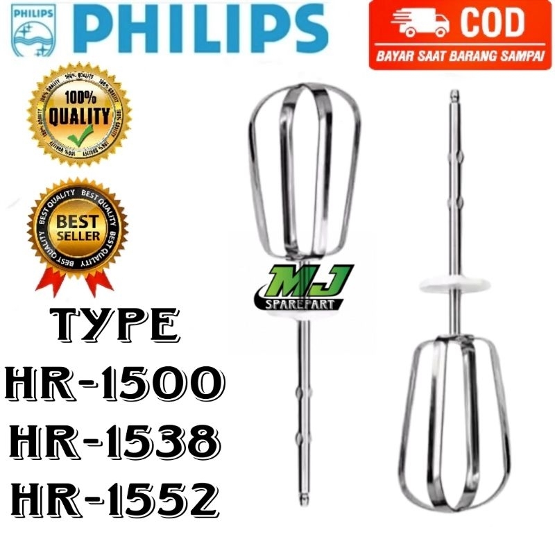 [ BAYAR DITEMPAT ] Stick Kocokan Mixer Philips HR 1500 HR 1538 HR 1552 / Stick mixer Philips