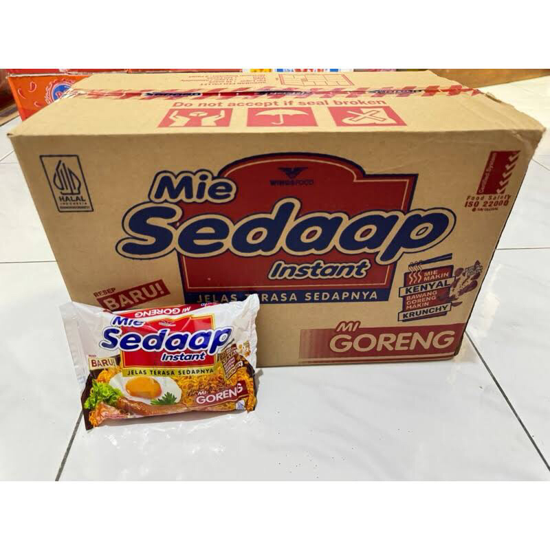 

Mie SEDAP GORENG 1 DUS ISI 40pcs | Mi sedap goreng Ecer | mie goreng sedap | mix