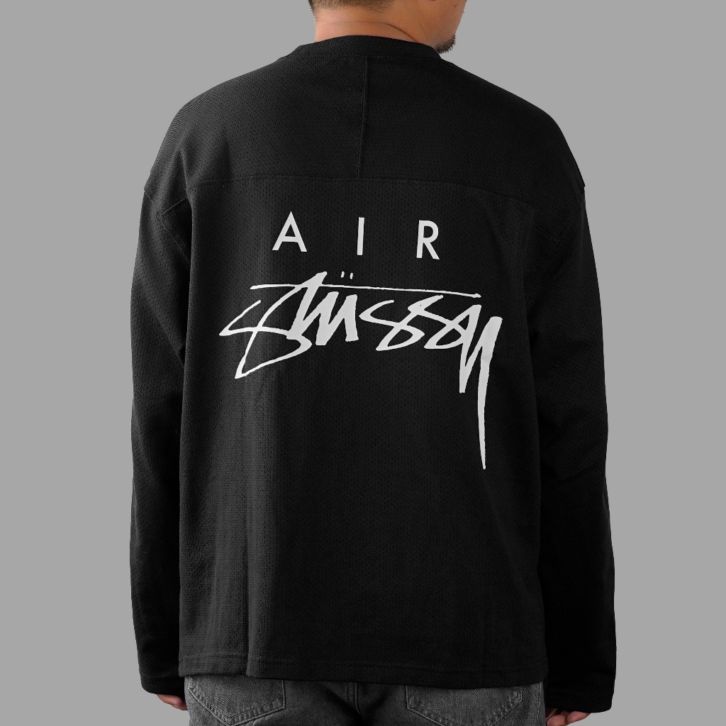 Nike x Stussy Dri-Fit Mesh Black Jersey