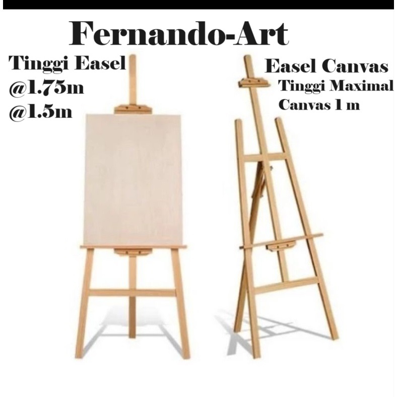 Stand Lukisan,Standing Easel kayu,Stand Kayu,Standing frame,Easel