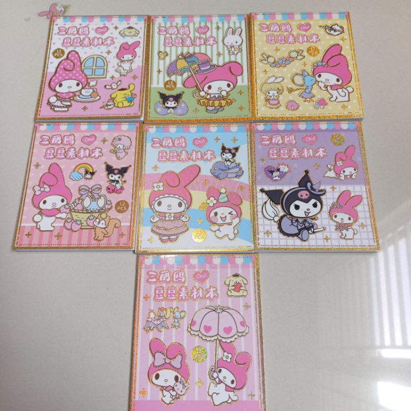 

Stickers note sanrio isi 12 lembar