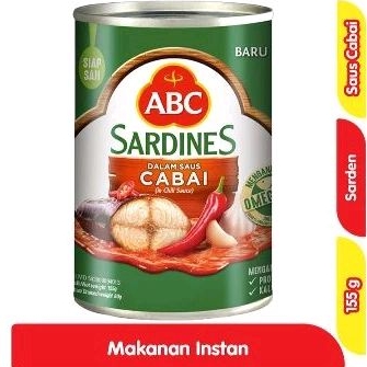 

Sardines Abc Cabai 115 g