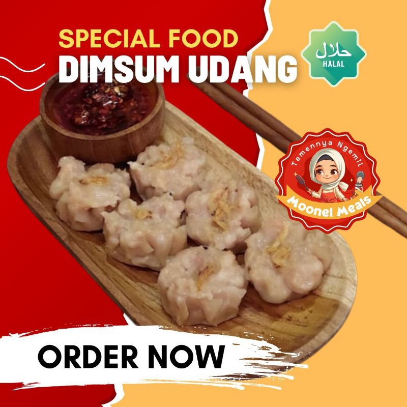 

DIMSUM UDANG Original Premium Halal - Homemade Food Frozen Kualitas Restoran Bintang 5 - Moonel Meals