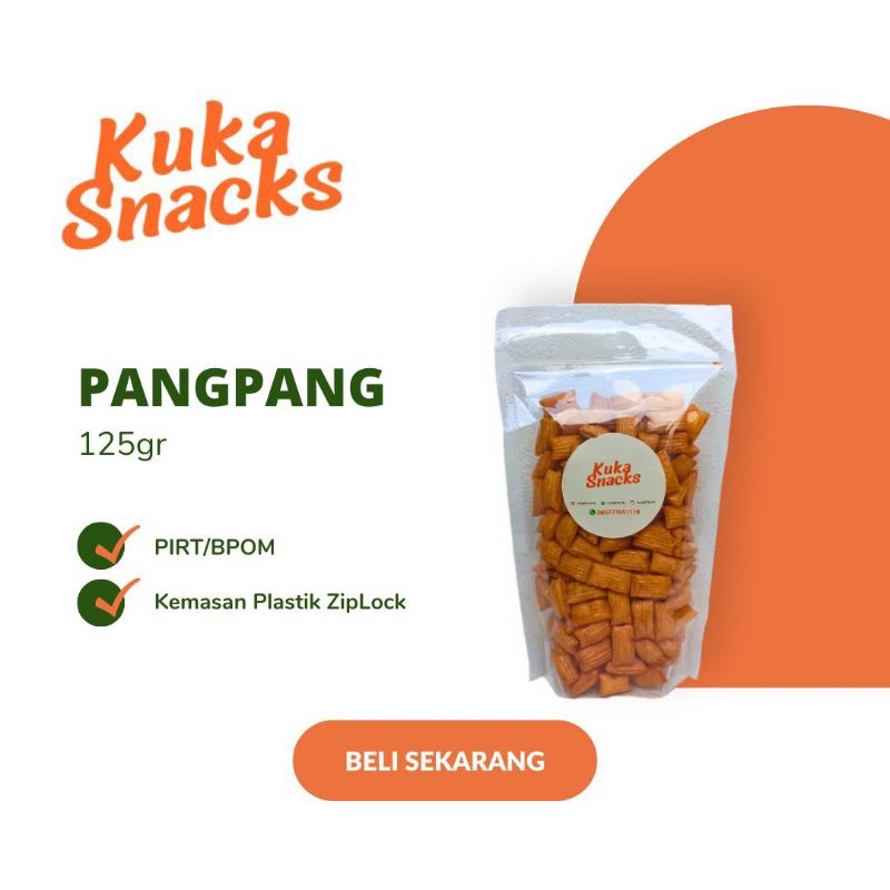 

Pangpang 125gr Kuka Snacks / Pang Pang Manis / Snack Jadul
