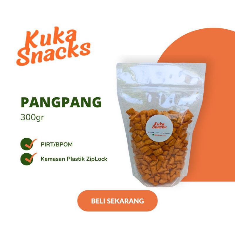 

Pangpang 300gr Kuka Snacks / Pang Pang Manis / Snack Jadul