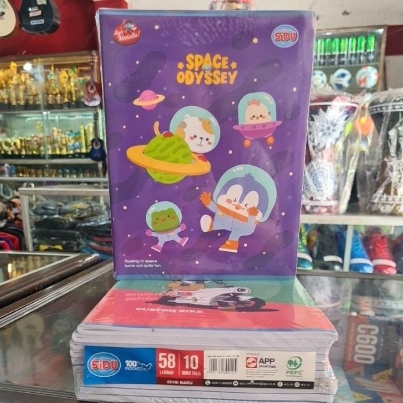 

Buku Tulis SIDU 58 lembar 1 pack (isi 10)