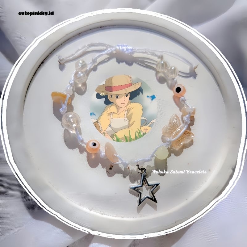 Bracelets Nakoma Satomi/Ponyo Bracelet/ Gelang Ponyo/ Studio Ghibli Bracelet/ gelang ghibli / Gelang