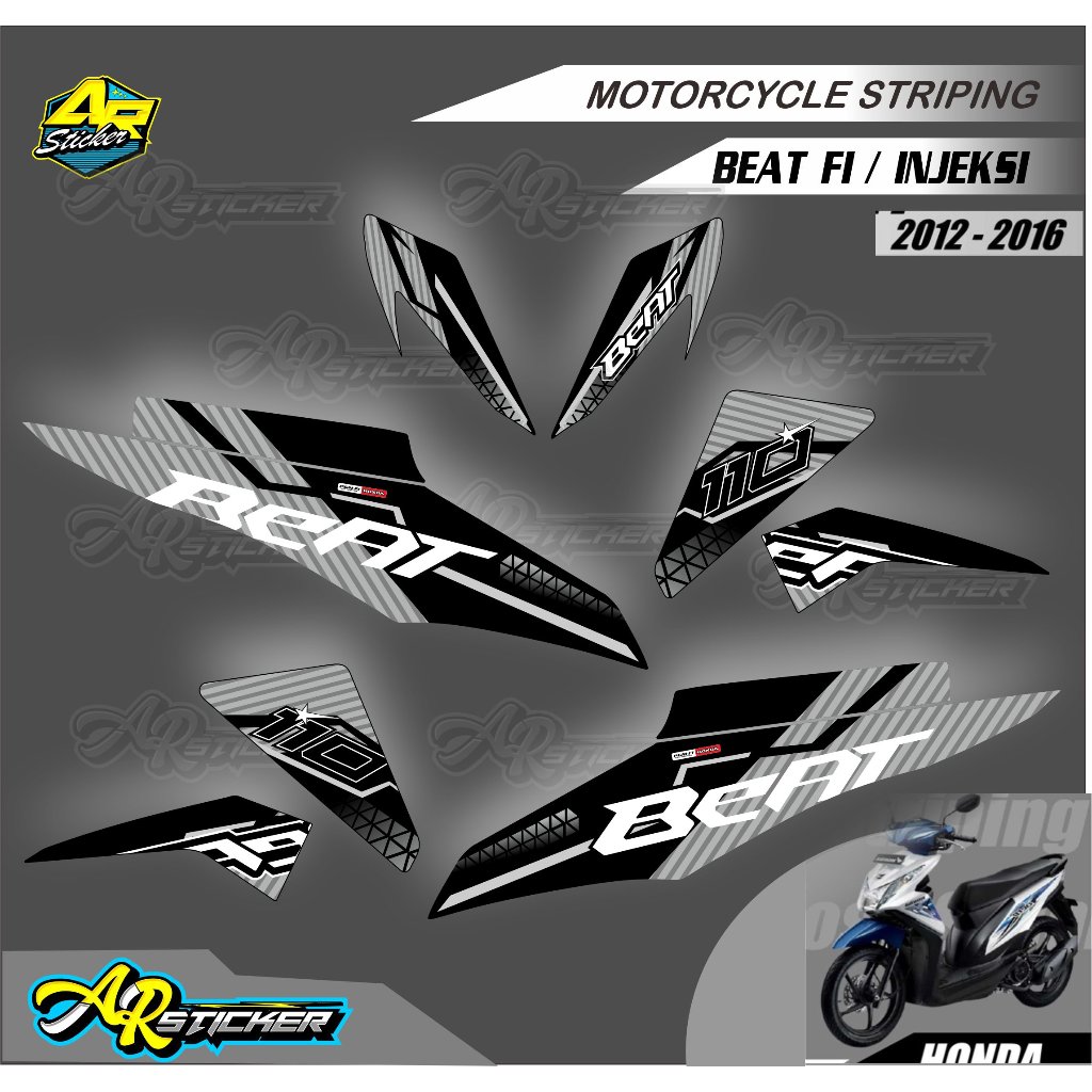 striping beat fi / stiker beat fi / striping beat fi 2014 / decal beat fi / striping beat fi 2013 / 