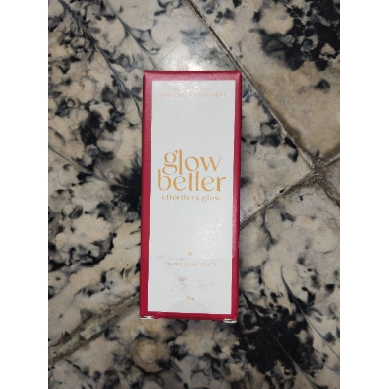 FREE SHEET MASK - Glow Better Effortless Glow Acne Defense Daily Spot Treatment 10gr - Skincare untu