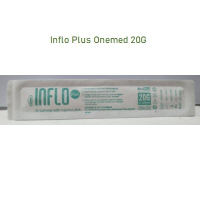 ECER Inflo Plus Onemed IV Catheter Plus Onemed Abocath 20G 22G