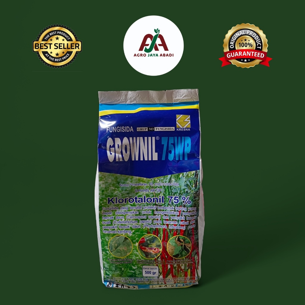 GROWNIL 75 WP @500 Gram Fungisida Kontak