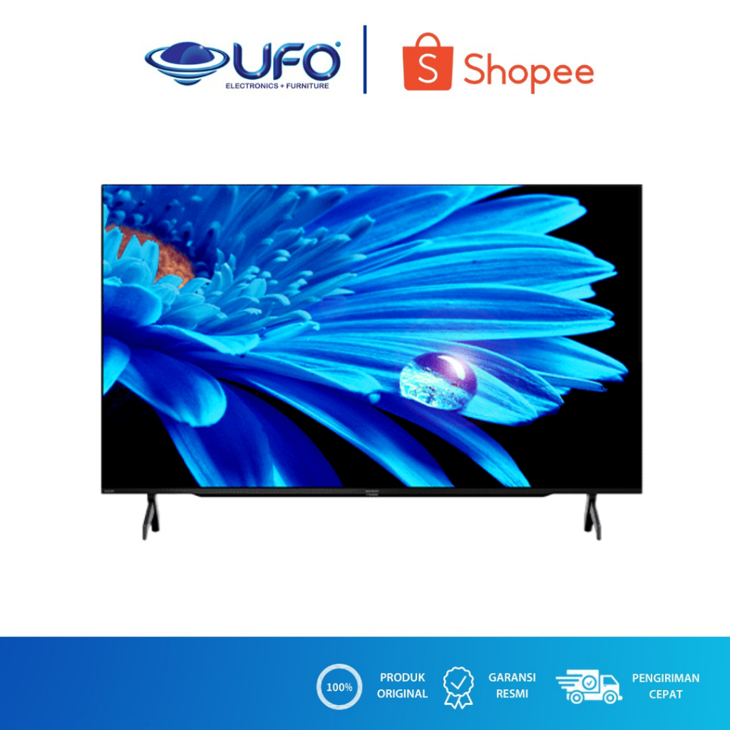 SHARP 50 INCH  LED GOOGLE TV FRAMELESS 4K 4TC50FK1I